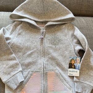 Disney Frozen II Light Gray Kids Hoodie